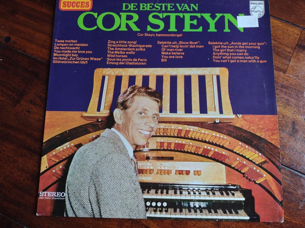Hammond Orgel LP - De beste van Cor Steyn, 1960 tot 1980, Ophalen of Verzenden, Zo goed als nieuw, 12 inch