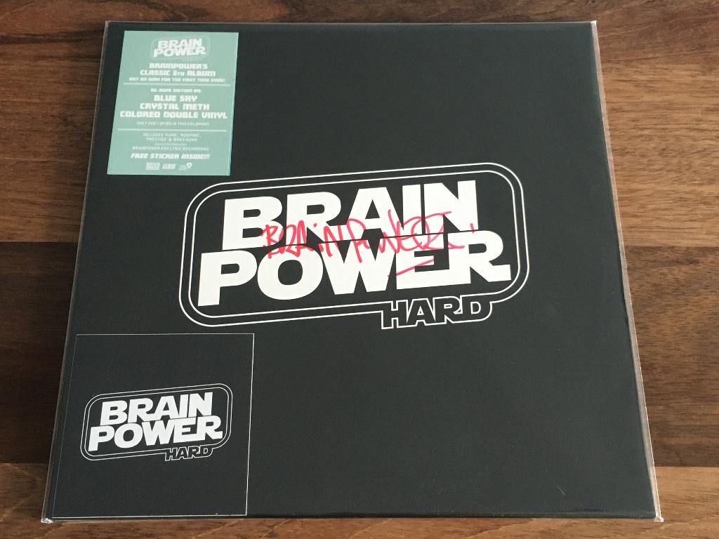 Vinyl 2LP Brainpower Hard BLUE GESIGNEERD RSD 2022 NIEUW, Ophalen of Verzenden, Nieuw in verpakking, 12 inch, Rap of Hip Hop