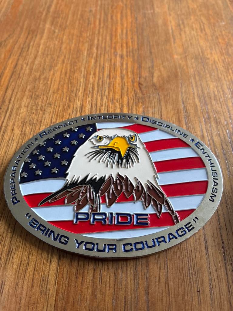 Mooi verzamelobject met Amerikaanse adelaar en vlag, Ophalen of Verzenden, Zo goed als nieuw