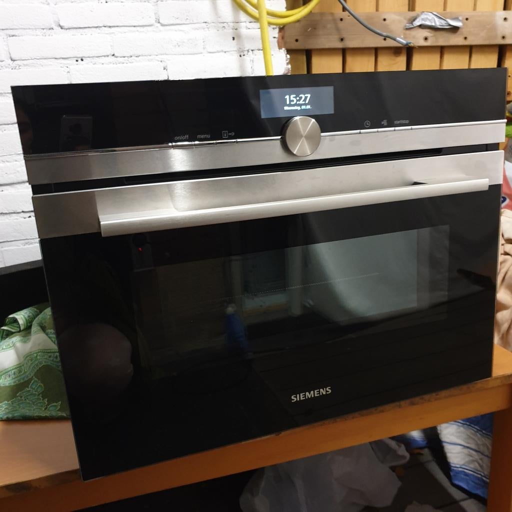 Siemens iQ700 inbouw combi oven combimagnetron, Ophalen of Verzenden, Nieuw, 45 tot 60 cm