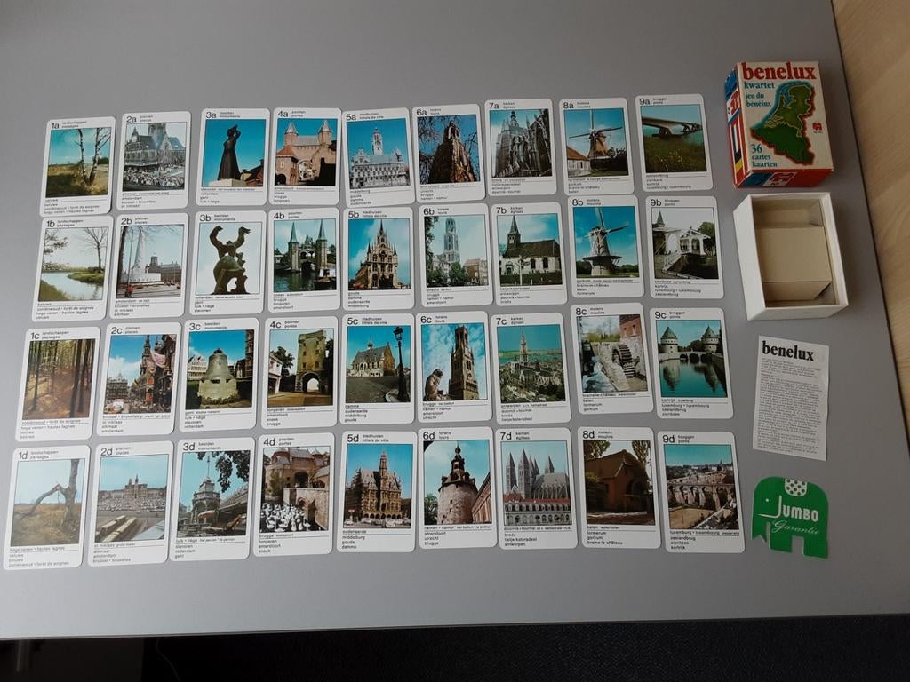 Jumbo Benelux kwartet, Ophalen of Verzenden, Zo goed als nieuw, Kwartet(ten)