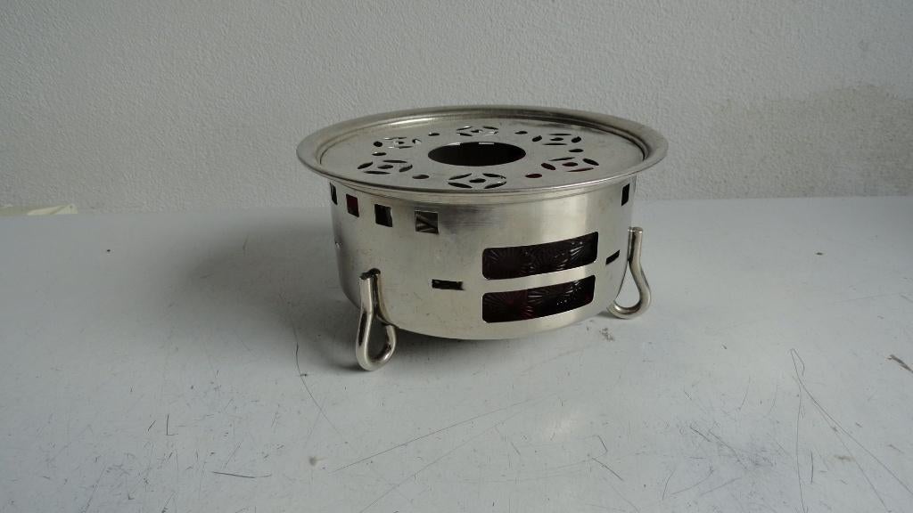 Rechaud, antiek, 1 x zilverkleurig en 1 keer koper, Ophalen of Verzenden, Koper