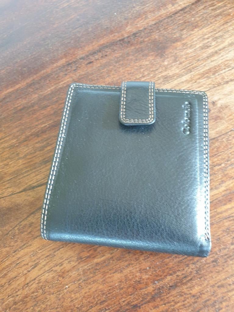 Lederen portemonnee  nieuw, Ophalen of Verzenden, Nieuw, Zwart