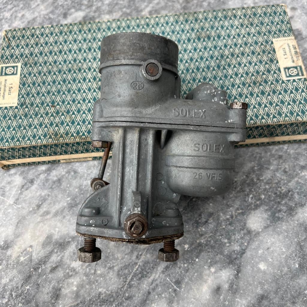 VW Solex 26VFIS 26 VFIS 25 pk carburateur met gesplitst raam, Ophalen of Verzenden, Gebruikt