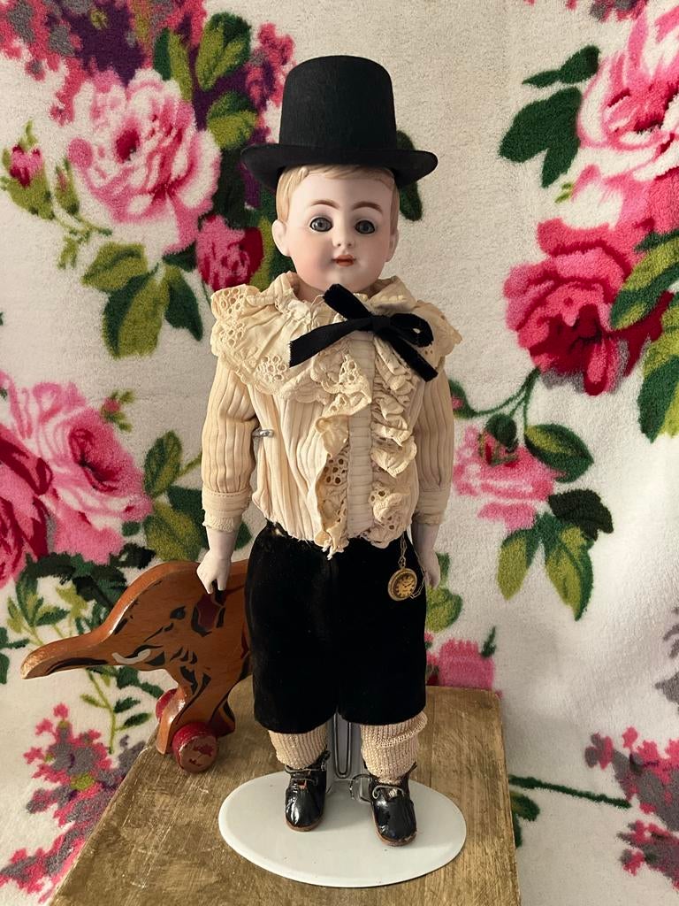 Prachtig Antiek Kestner Popje met Gesloten Mond, Ophalen of Verzenden