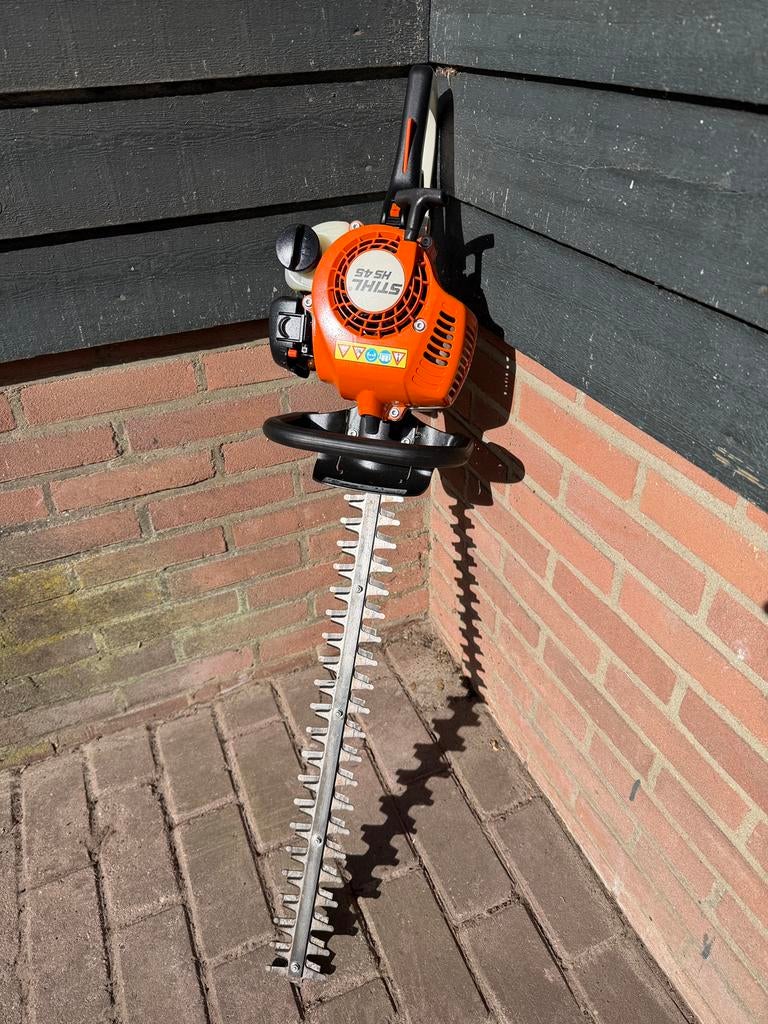 Stihl hs45 heggeschaar, Tuin en Terras, Heggenscharen, Ophalen, Zo goed als nieuw, Benzine