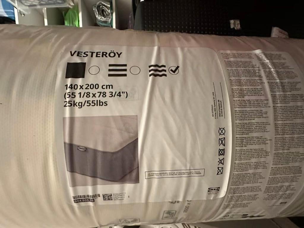 IKEA VESTERÖY matras 140x200 Brand New, Huis en Inrichting, Slaapkamer | Matrassen en Bedbodems, Ophalen, 140 cm, Matras, 200 cm