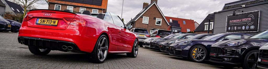 Audi S5 Cabriolet 3.0 TFSI S5 quattro Pro Line | Stoelverwar, Auto's, Gebruikt, 2995 cc, Cabriolet, 4 stoelen