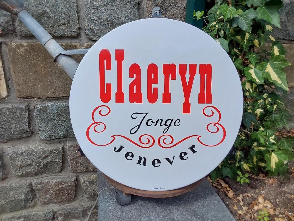 Emaille Reclamebord Bord Claeryn Mint, Verzamelen, Merken en Reclamevoorwerpen, Ophalen of Verzenden, Zo goed als nieuw, Reclamebord