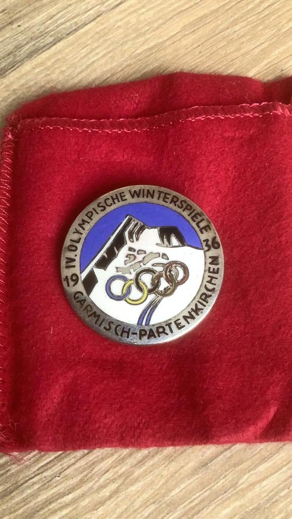 Medaille Olympische winterspiele Garmisch- Partekirchen 1936, Postzegels en Munten, Ophalen, Overige materialen, Buitenland