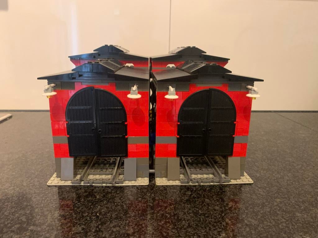 Lego 10027 Treinloods - Compleet met bouwinstructies, Gebruikt, Overige thema's, Lego, Ophalen of Verzenden