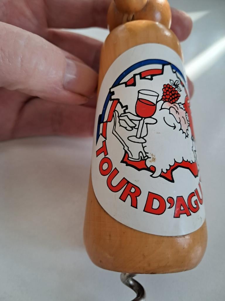 Kurkentrekker Agu "Tour d'Agu" - Vintage Wijnopener, Ophalen of Verzenden