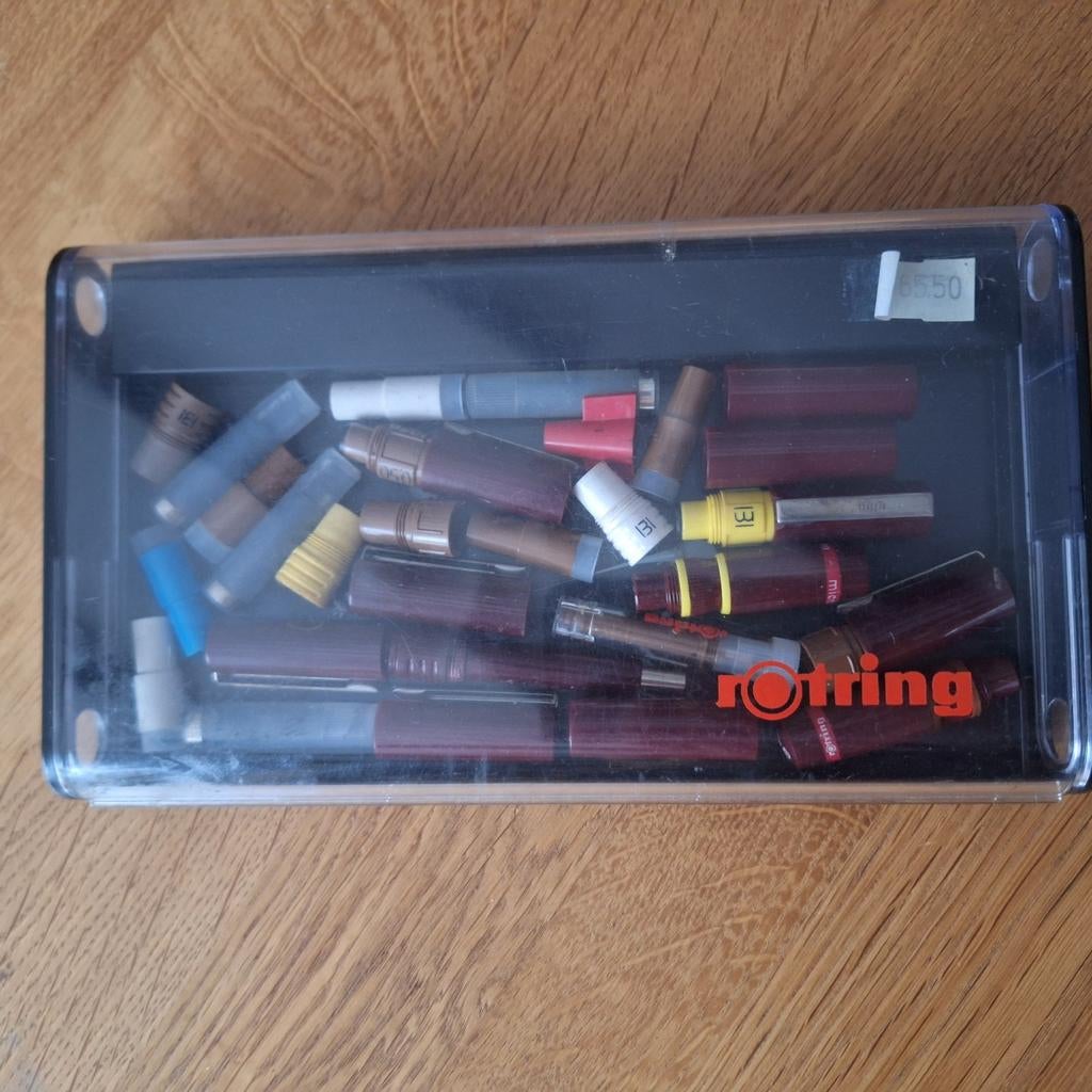 Onderdelen Rotring tekenpennen, Ophalen of Verzenden, Gebruikt, Overige typen