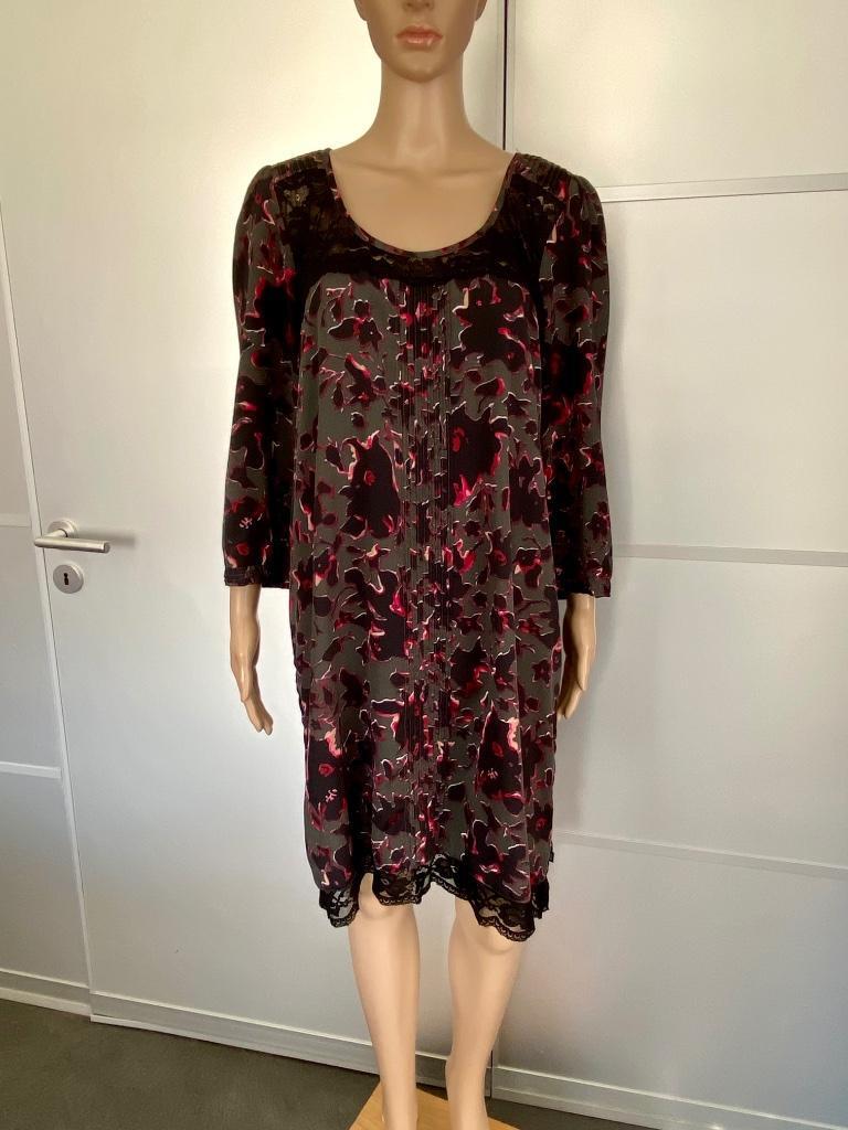 i118 Dept maat L=42 jurk jurkje zwart/grijs/roze/rood, Kleding | Dames, Jurken, Maat 42/44 (L), Ophalen of Verzenden, Zo goed als nieuw