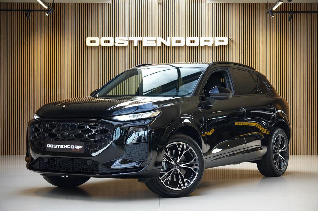 Audi Q3 1.5/272pk 200kW e-hybrid S-Line Blackstyle|2026|PDC+, Zwart, 4 cilinders, Zwart, 59 km/l