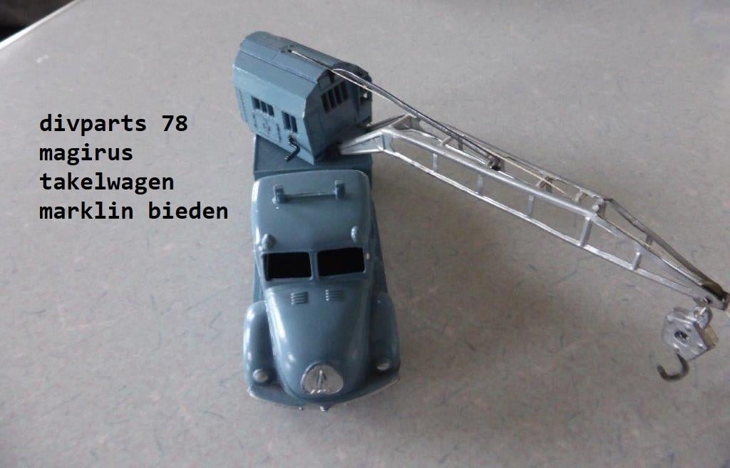 marklin magirus kraanwagen, Hobby en Vrije tijd, Modelauto's | 1:50, Ophalen of Verzenden, Zo goed als nieuw, Bus of Vrachtwagen