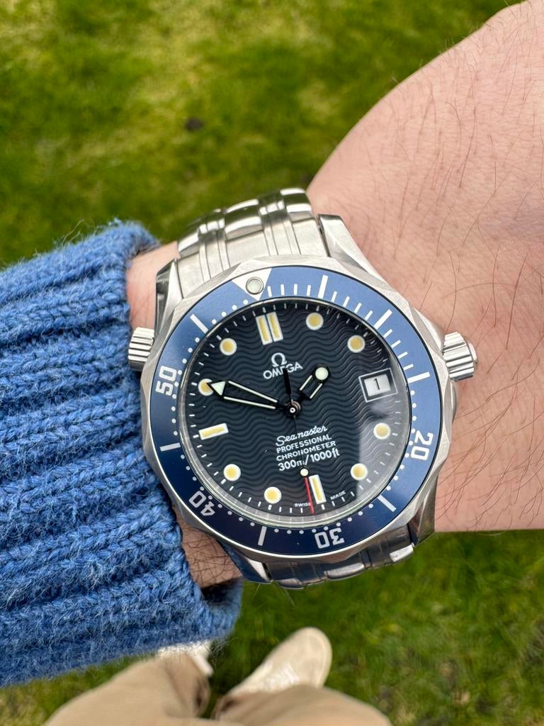 Omega seamster/ref.168.1522/automaat/serviced/36mm/box/, Ophalen of Verzenden, Zo goed als nieuw, Staal, Omega