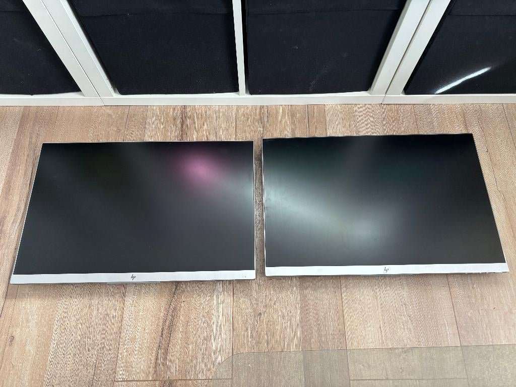 HP EliteDisplay E243i 24" monitor (2 stuks), Ophalen, Gebruikt, IPS, HP