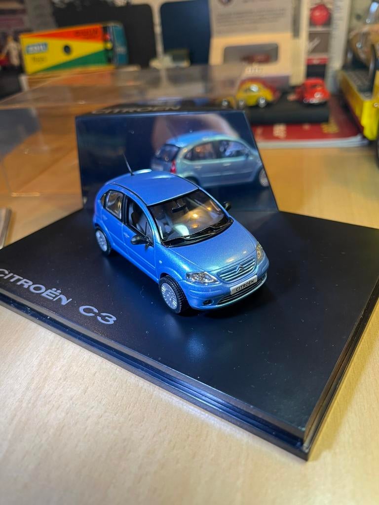 1:43 Norev Citroën C3 ……… 15,-, Hobby en Vrije tijd, Modelauto's | 1:43, Ophalen of Verzenden, Zo goed als nieuw, Auto, Overige merken