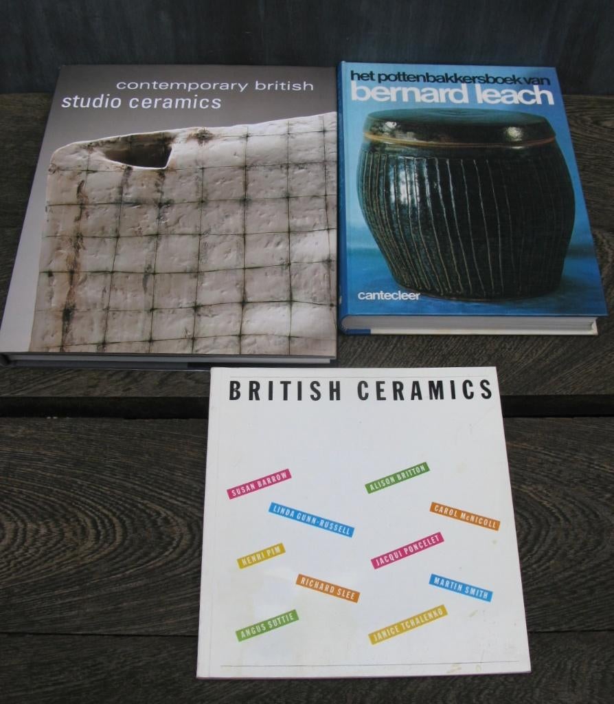 3X BOEK KUNST BRITSE KERAMIEK 20e EEUW B.LEACH e.a., Gelezen, Bernard Leach e.a., Ophalen of Verzenden, Overige onderwerpen
