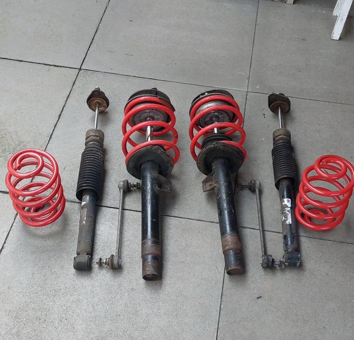 BMW E46 Verlagingsset / schokdempers + veren, Auto-onderdelen, Ophalen, BMW