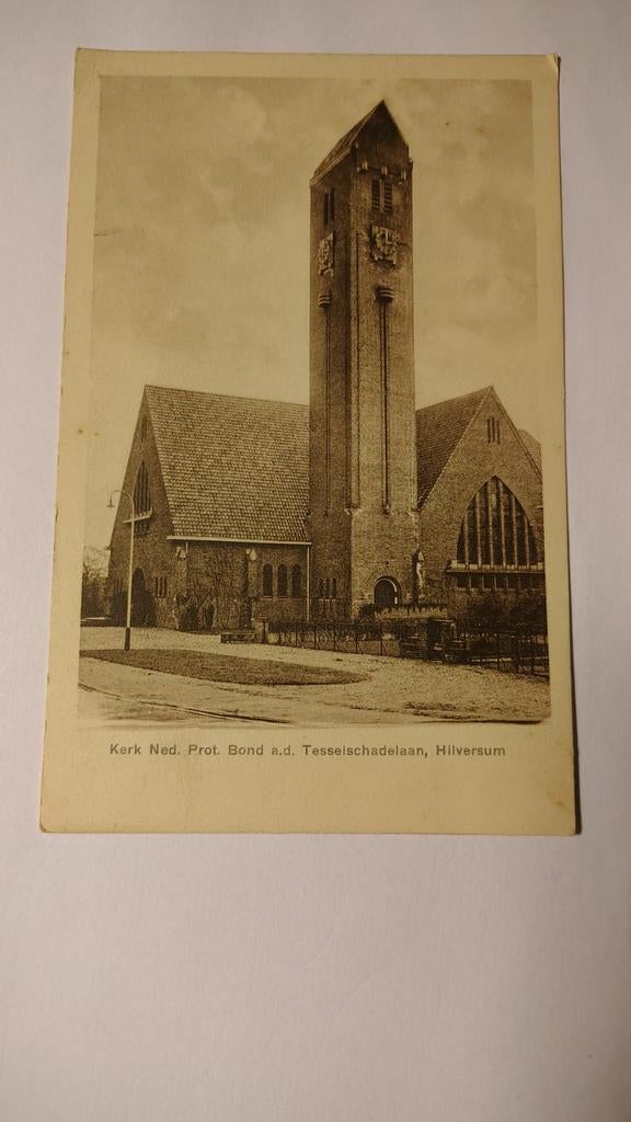 Hilversum Kerk Ned. Prot. Bond a.d. Tesselschadelaan, Ophalen of Verzenden, Noord-Holland