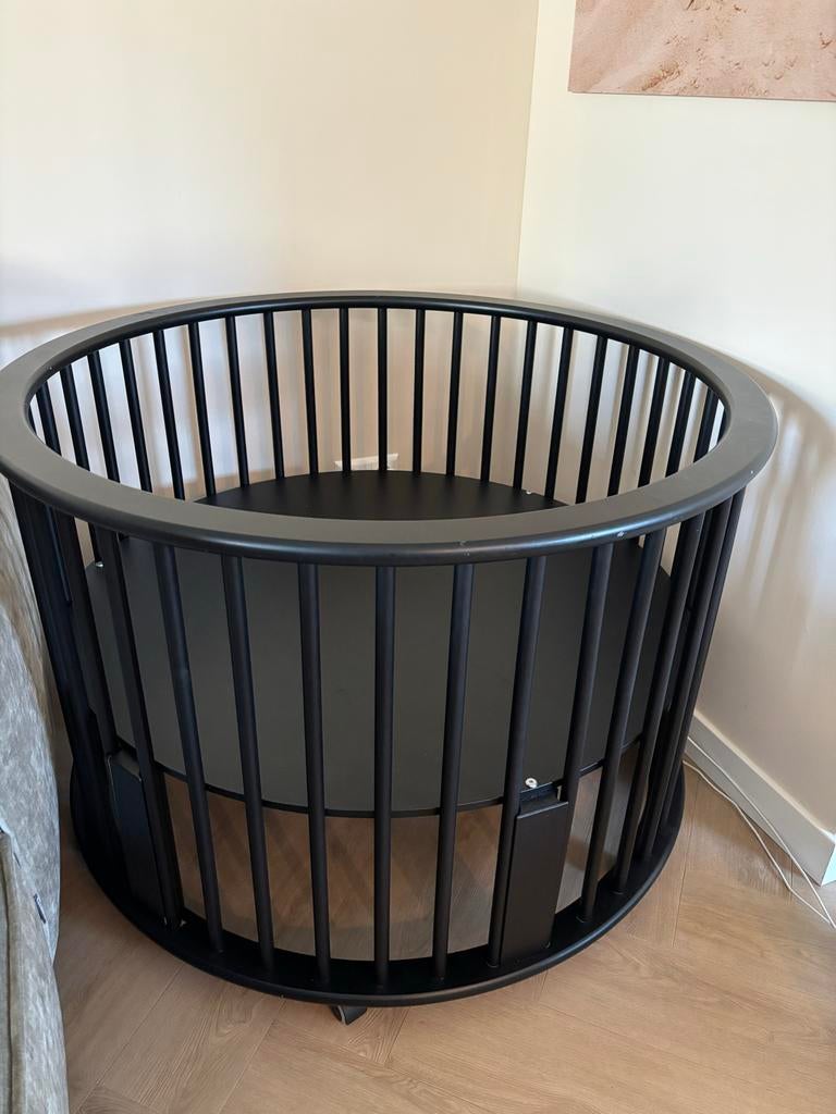 Bopita Ronde Box Zwart, Kinderen en Baby's, Boxen, Ophalen, Zo goed als nieuw, Rond, In hoogte verstelbaar