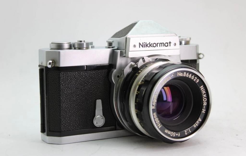 Nikkormat FT analoge spiegelreflexcamera met Nikkor-H lens, Ophalen of Verzenden, Gebruikt, Spiegelreflex, Nikon