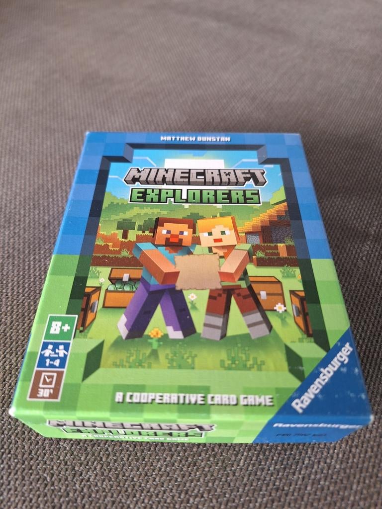 Minecraft Explorers kaartspel - Zo goed als nieuw, Ophalen, Zo goed als nieuw