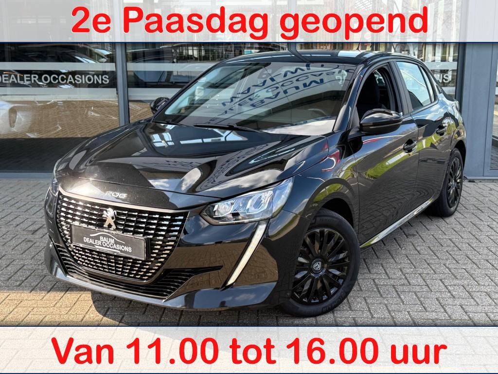 Peugeot 208 1.2 PURETECH ACTIVE AIRCO CARPLAY CRUISECONTROL., Gebruikt, 1199 cc, Zwart, Bedrijf