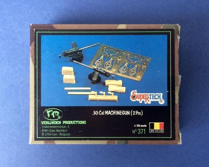verlinden 371 US .30 cal MG 2 pcs 1/35 Vintage, Verzenden, Nieuw, Groter dan 1:35