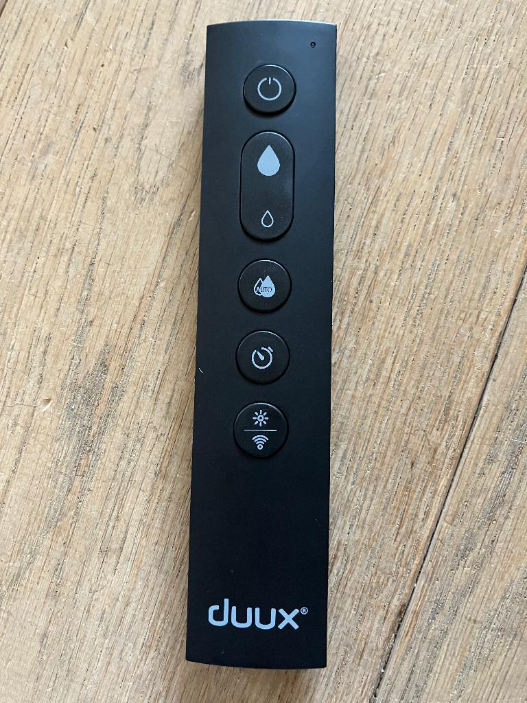 Duux Beam 2 Smart afstandsbediening zwart (met batterijen), Ophalen of Verzenden, Zo goed als nieuw, Luchtbevochtiger