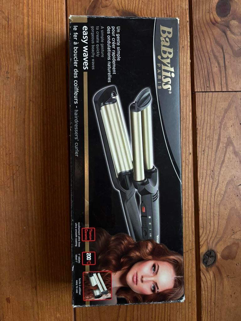 Babyliss easy waves krultang, Ophalen of Verzenden, Zo goed als nieuw, Krultang of Stijltang
