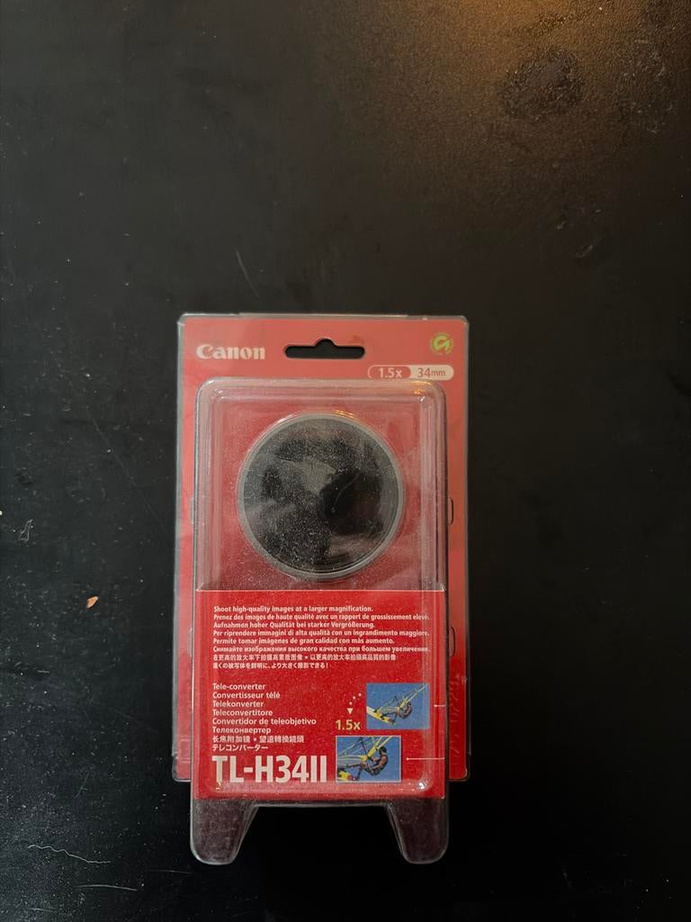 Canon Tele-converter TL-H34II 1.5x 34mm, Ophalen of Verzenden, Nieuw, Telelens, Zoom