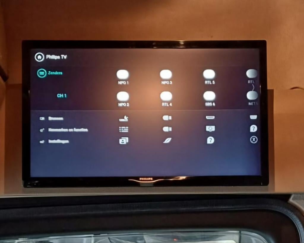 Philips tv (24 inch) voor in camper/vrachtwagen, Audio, Tv en Foto, Televisies, Ophalen of Verzenden, Zo goed als nieuw, 50 Hz