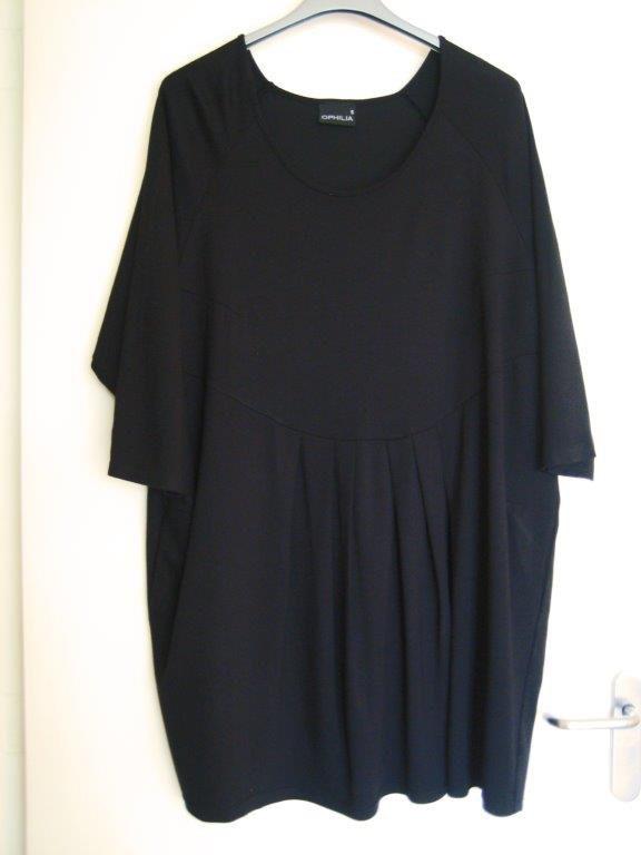 Zeer mooie diepzwarte tuniek-jurk OPHILIA maat 5 Snazzeys, Verzenden, Nieuw, Ophilia, Jurk