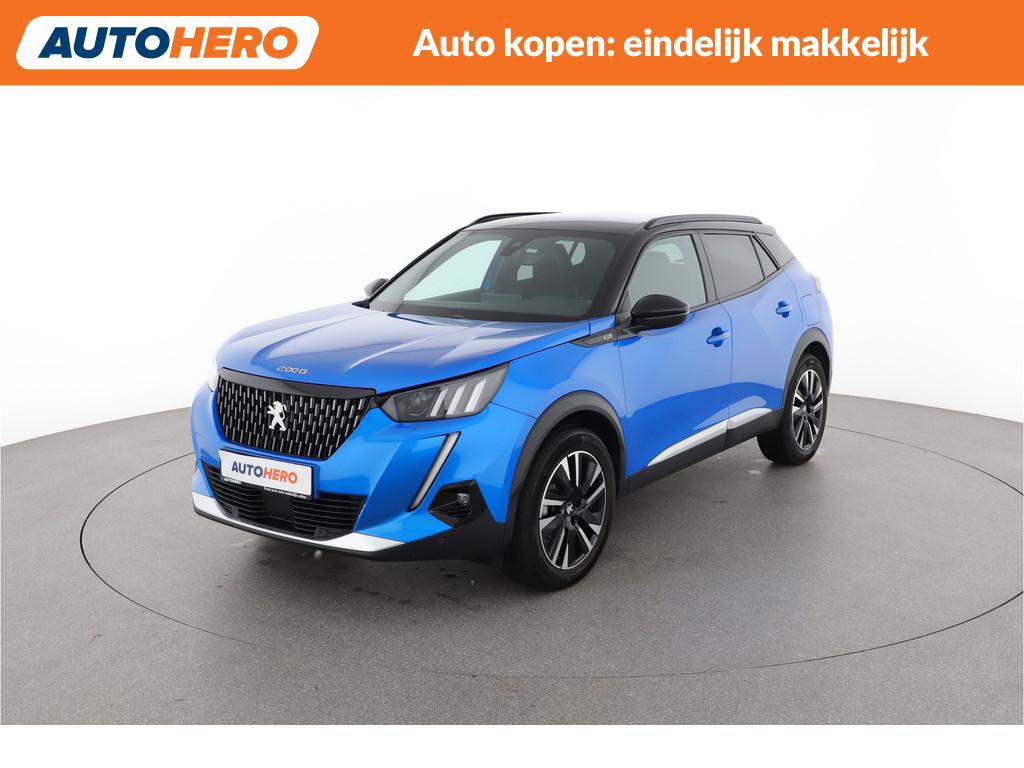 Peugeot 2008 1.2 PureTech GT Pack | YD84803 | (bj 2021), Auto's, Gebruikt, 1199 cc, Met garantie (alle), Blauw
