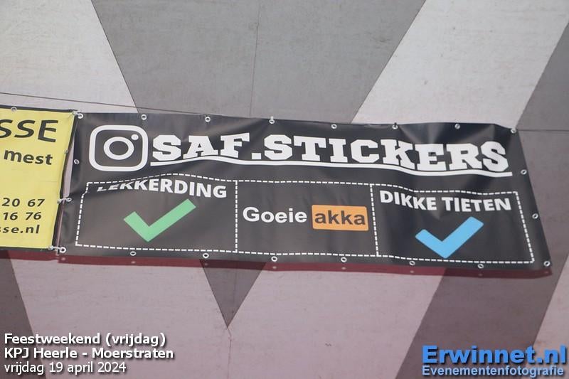 SAF Stickers: Lekkerding, Goeie Akka, Dikke Tieten, Ophalen of Verzenden, Nieuw, Meerdere stickers