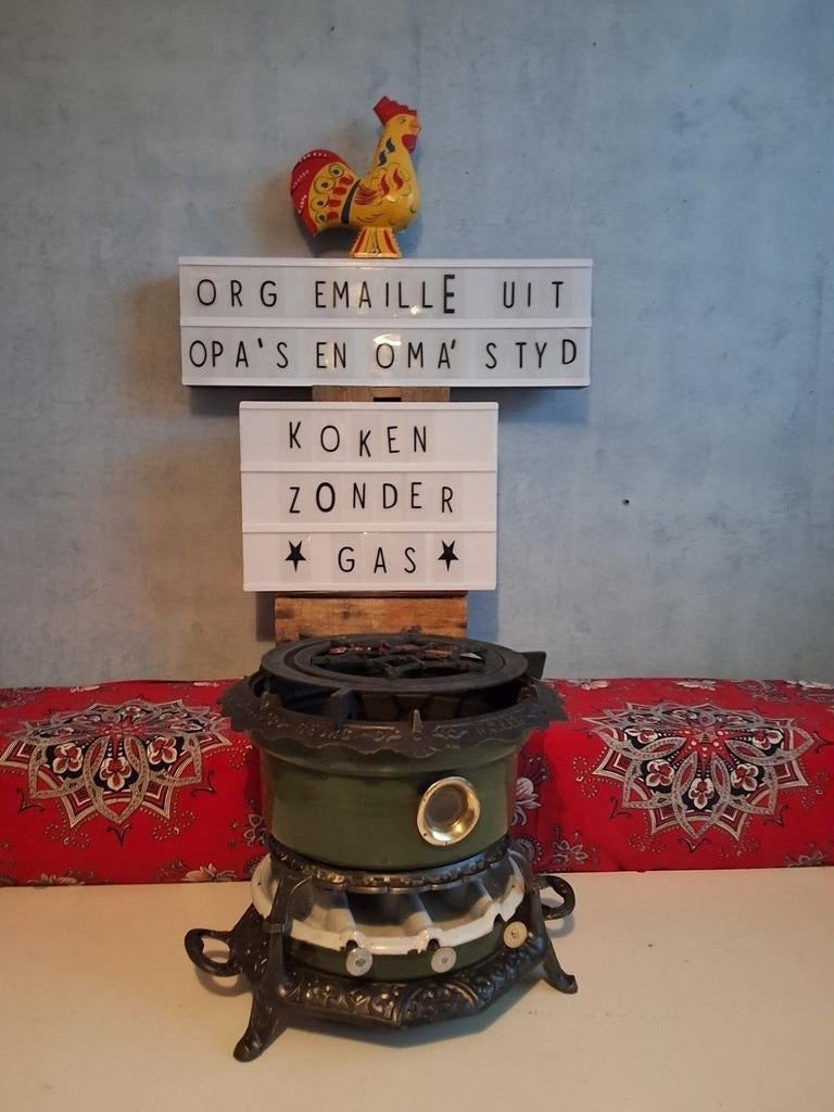 👍Compl. HALLER/OTTENSEN  3 PITS OLIESTEL👌  3 FOTO'S, Antiek en Kunst, Ophalen of Verzenden