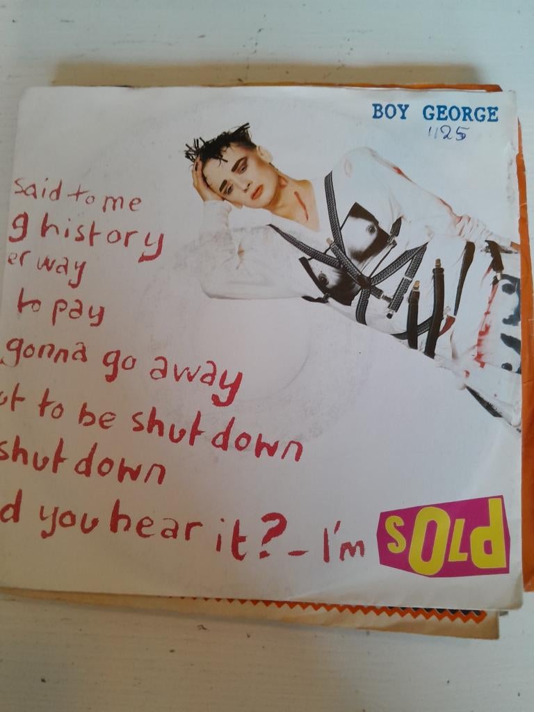 Boy george 7inch sold, Ophalen of Verzenden, Zo goed als nieuw, Pop