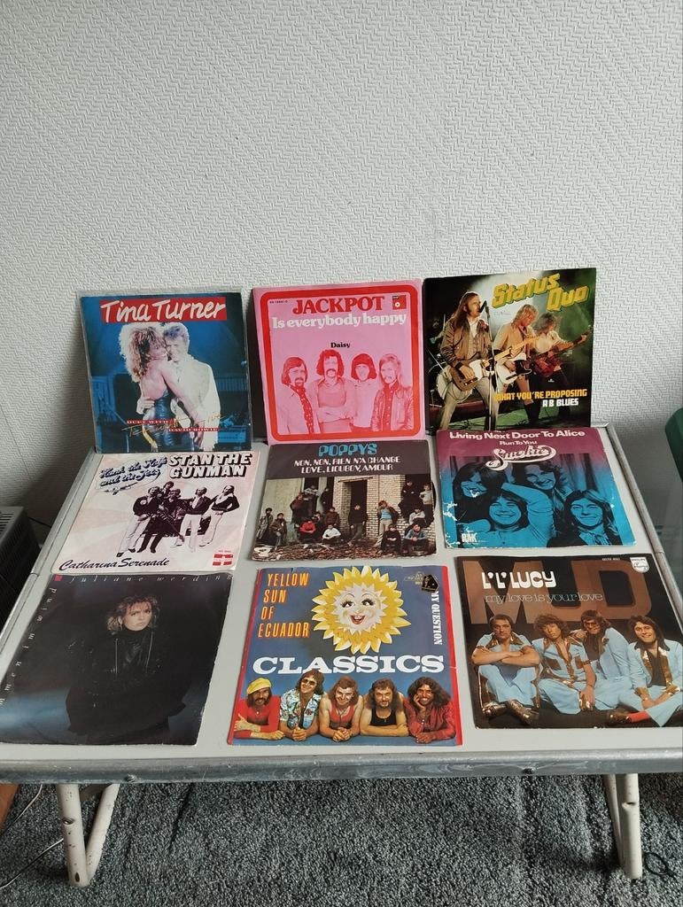 45 Vinyl Singles - Diverse Collectie, Cd's en Dvd's, Vinyl Singles, Gebruikt, Overige genres, 7 inch, Single