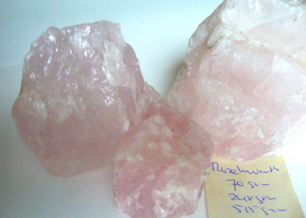 rozenkwarts XXL 3 samen 19,00 rozekwarts rozekwarts 70g, Ophalen of Verzenden, Mineraal