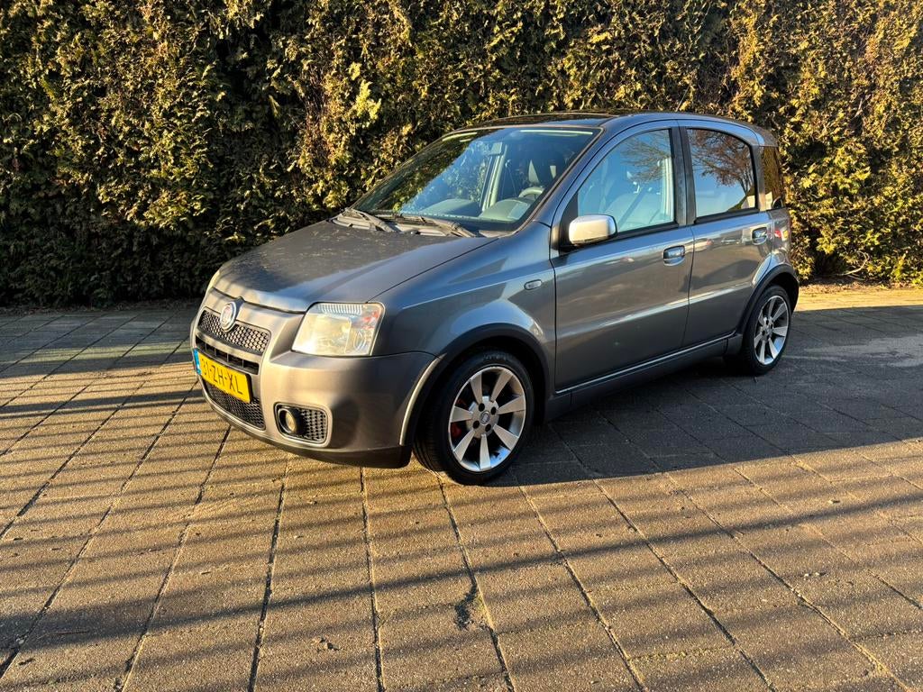 Fiat Panda 1.4 16V 100HP 2008 Grijs, Voorwielaandrijving, 15 km/l, 31 €/maand, 100 pk
