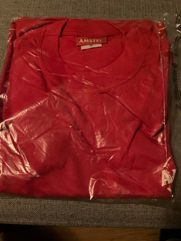 Amstel T-shirt Rood Nieuw XL & XXL, Ophalen, Nieuw