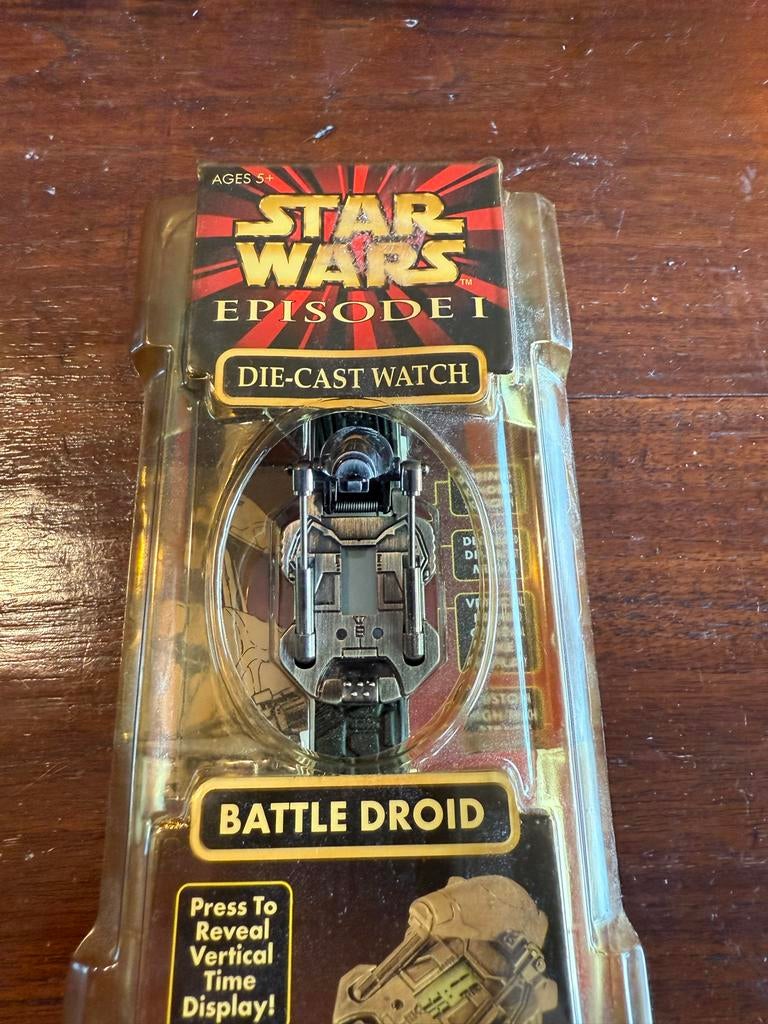 Star Wars Episode I Battle Droid Horloge - Nieuw in Verpakki, Verzamelen, Star Wars, Ophalen of Verzenden, Nieuw, Gebruiksvoorwerp