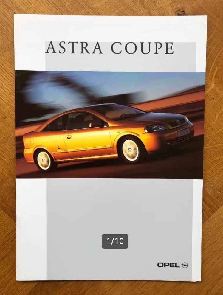 Opel Astra Coupé folder 2000, Opel, Verzenden, Nieuw, Opel