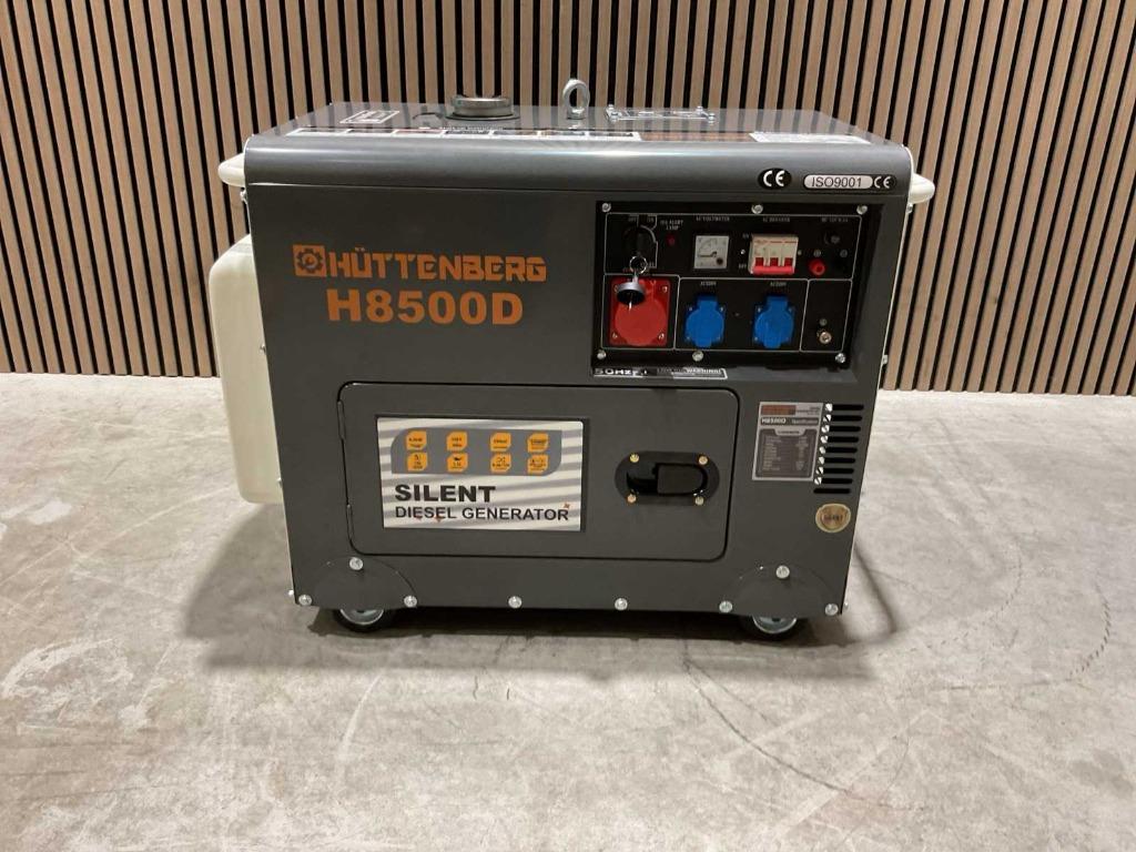 Huttenberg Diesel H8500D Stroomgenerator ‼️, Doe-het-zelf en Verbouw, Aggregaten, Ophalen, Nieuw, Dieselolie