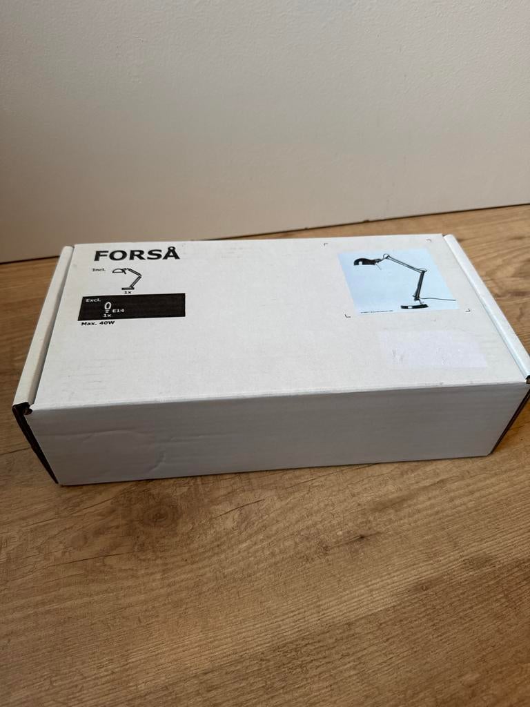 Forsa Bureaulamp - Nieuw in doos, Ophalen of Verzenden, Nieuw, Minder dan 50 cm