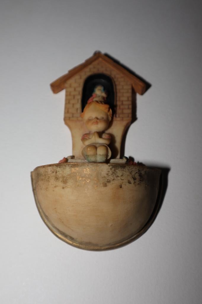 Oud wijwaterbakje, Antiek en Kunst, Antiek | Religie, Ophalen