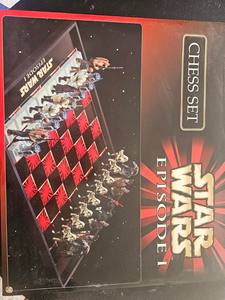 Star Wars schaakspel - collectors item, Ophalen, Zo goed als nieuw, Actiefiguurtje